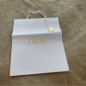 Christian Dior large shopping bag with star charm